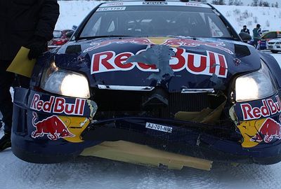 Raikkonen Arctic rally  crash